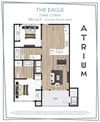 Two bedroom floor plan